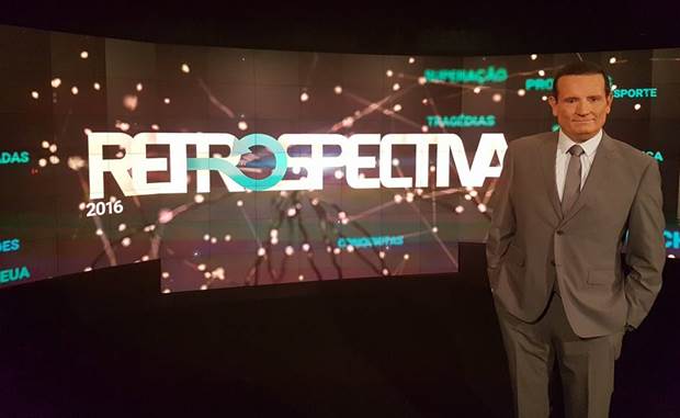 Roberto Cabrini comanda a “Retrospectiva 2017” do SBT