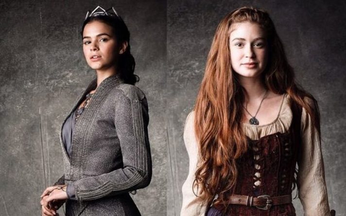 Bruna Marquezine e Marina Ruy Barbosa gravam primeira cena juntas; veja a foto