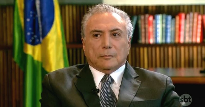 Michel Temer grava com Ratinho e Silvio Santos