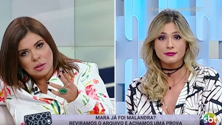 Mara Maravilha “chorona” e Lívia Andrade “barraqueira” protagonizam brigas e divisão na equipe no SBT