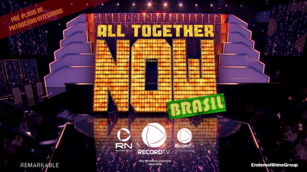 Record divulga data de estreia e mecânica do reality show “All Together Now”