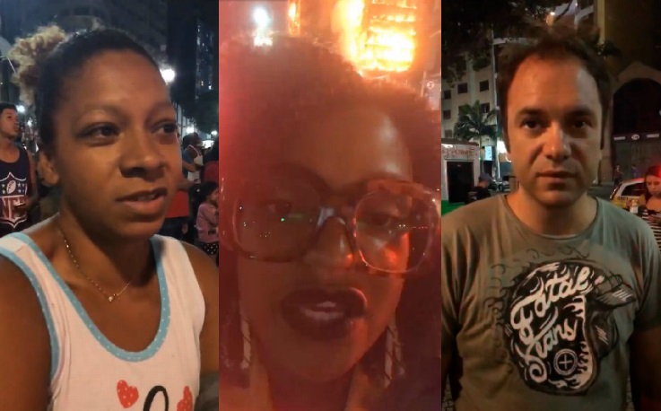 Nayara do BBB18 vira repórter após desabamento de prédio em São Paulo