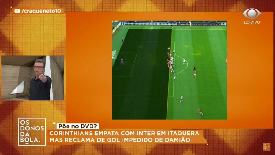 Band usa imagem da Globo em programa esportivo