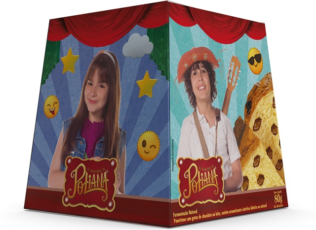 SBT lança Panettone da novela “As Aventuras de Poliana”