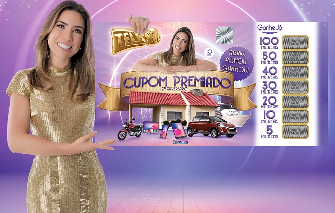 Tele Sena completa 27 anos e traz campanha com Patrícia Abravanel