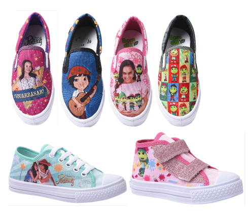 SBT lança calçados com temas de “As Aventuras de Poliana” e “Bom Dia & Cia”