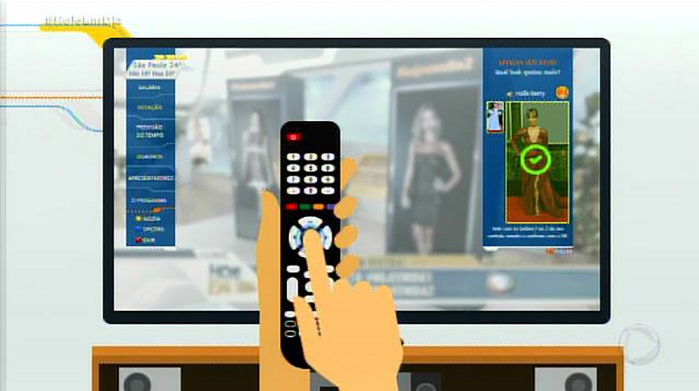 Record TV faz primeira votação, ao vivo, pela TV digital