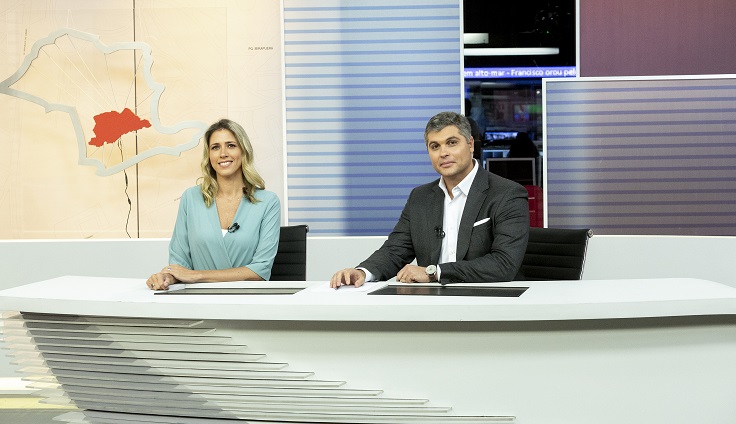 Joel Datena e Laura Ferreira estreiam o “Bora SP”