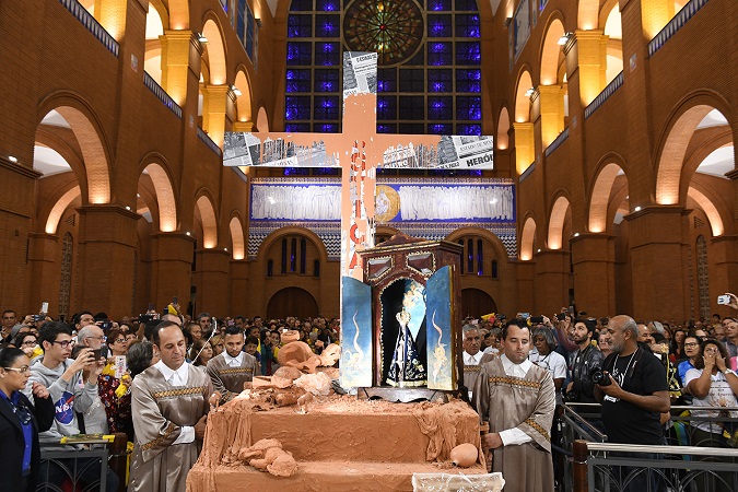 TV Aparecida fica em 5º lugar na audiência com celebração dedicada às vítimas de Brumadinho
