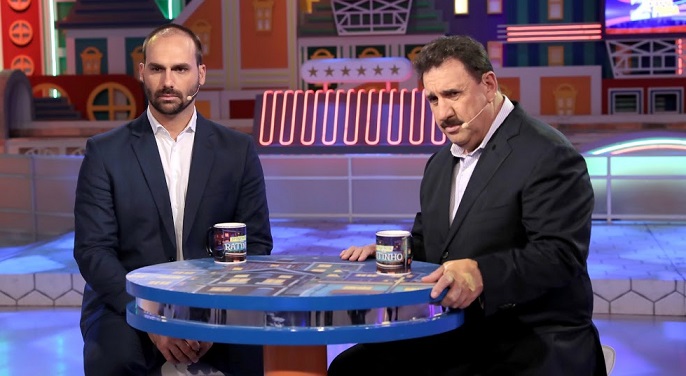 Ratinho entrevista o deputado federal Eduardo Bolsonaro nesta sexta-feira (01/11)