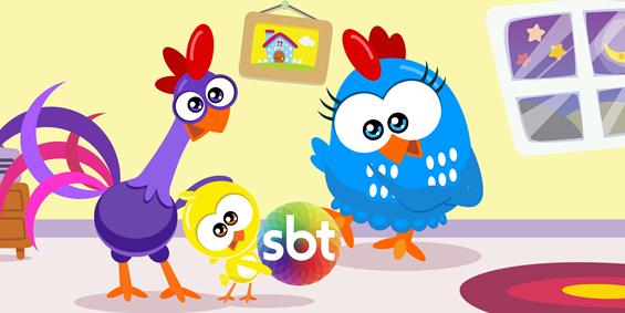 SBT adquire os direitos de exibição do famoso desenho “Galinha Pintadinha”