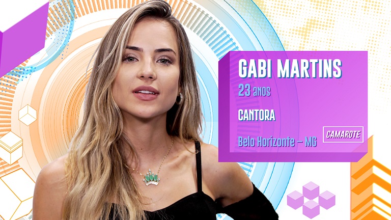 Gabi Martins no reality show “BBB 20”