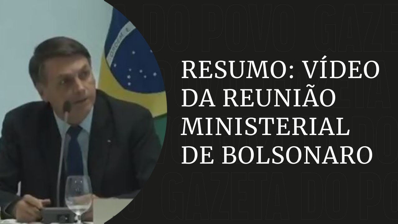 SBT decide exibir vídeo da Reunião Ministerial de Bolsonaro neste domingo (24/05)