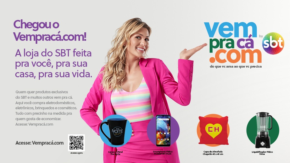 SBT lança plataforma de vendas online com produtos da emissora
