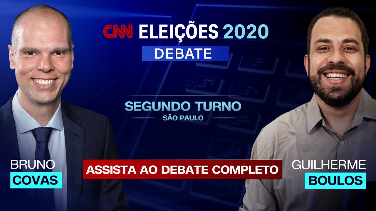 CNN Brasil vence a Globo News na audiência com exibição do debate entre Covas e Boulos