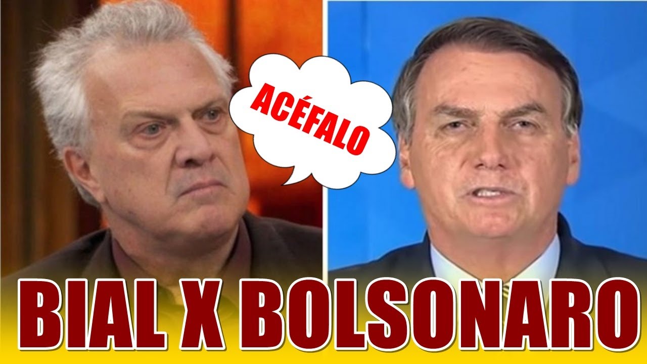 Pedro Bial diz que Jair Bolsonaro é “acéfalo” e “nefasto”