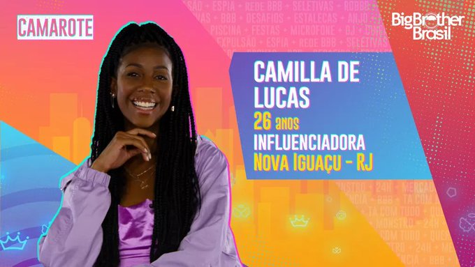 Camilla de Lucas no “BBB 21”
