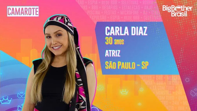 Carla Diaz no “BBB 21”