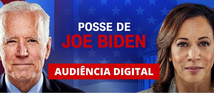 Com cobertura da posse de Joe Biden, CNN Brasil alcança a maior audiência digital desde a estreia