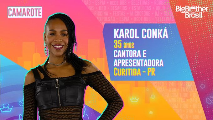Karol Conká no “BBB 21”