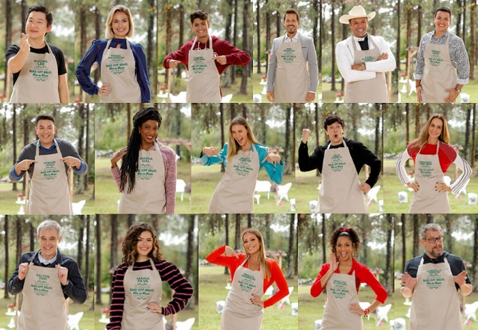 SBT estreia “Bake Off Brasil – Celebridades” com time de estrelas