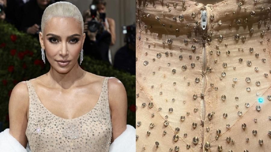 Kim Kardashian danifica vestido de Marilyn Monroe e perfil da coleção privada se manifesta: “Valeu à pena?”