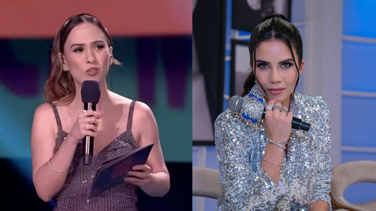 Tatá Werneck faz mais uma piada com a RedeTV! e tira Daniela Albuquerque do sério