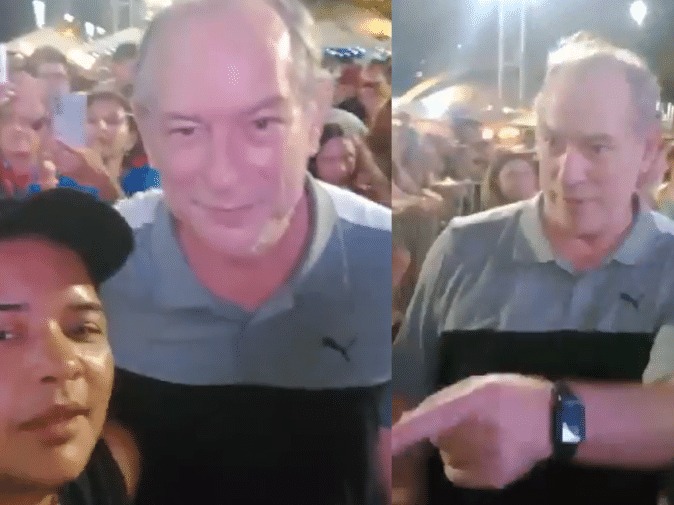Ciro Gomes dá tapa na cara de homem que o chamou de “bandido”