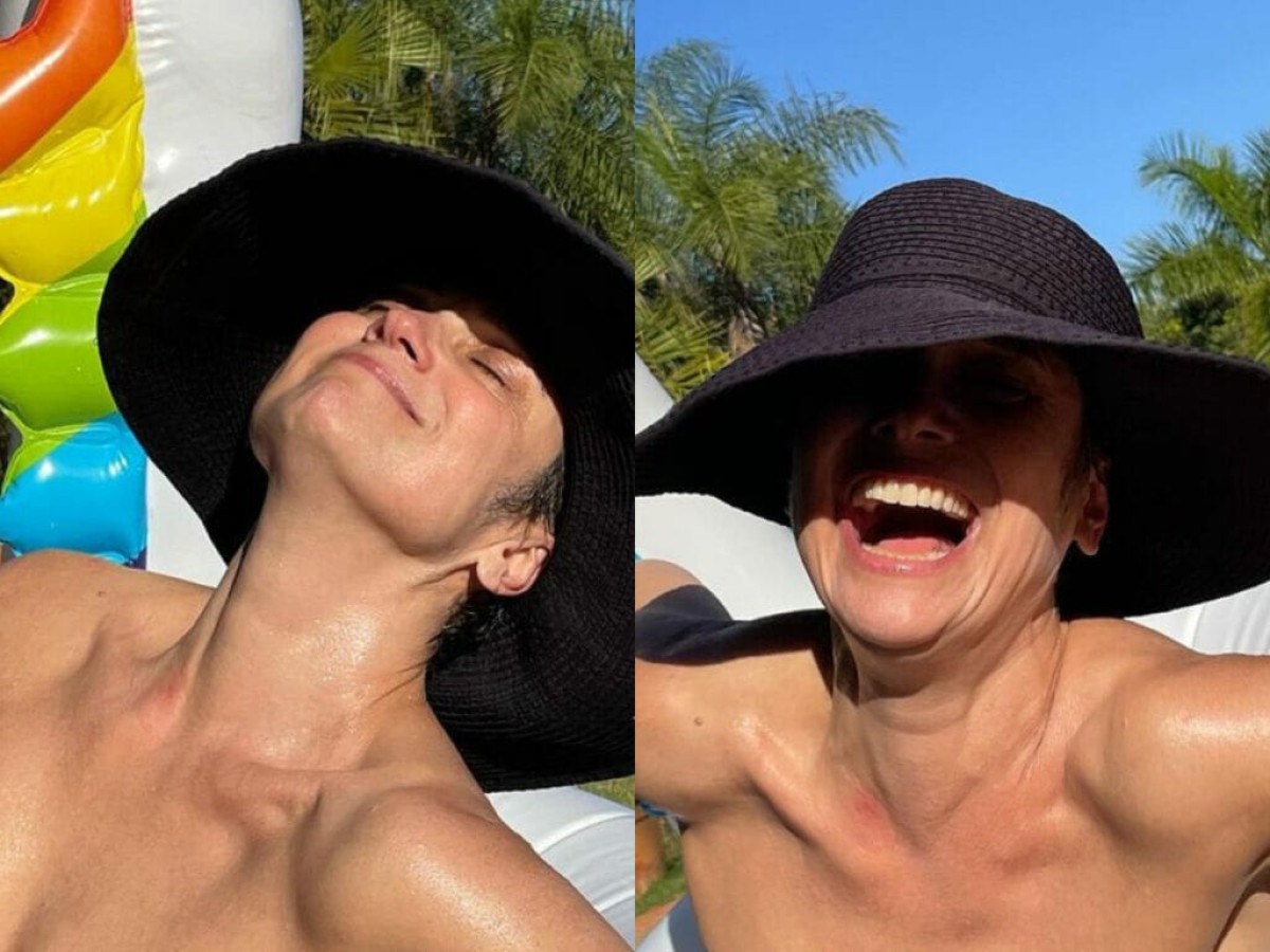 Sandra Annenberg surge de biquíni e recebe enxurrada de elogios: “Que corpo é esse?”