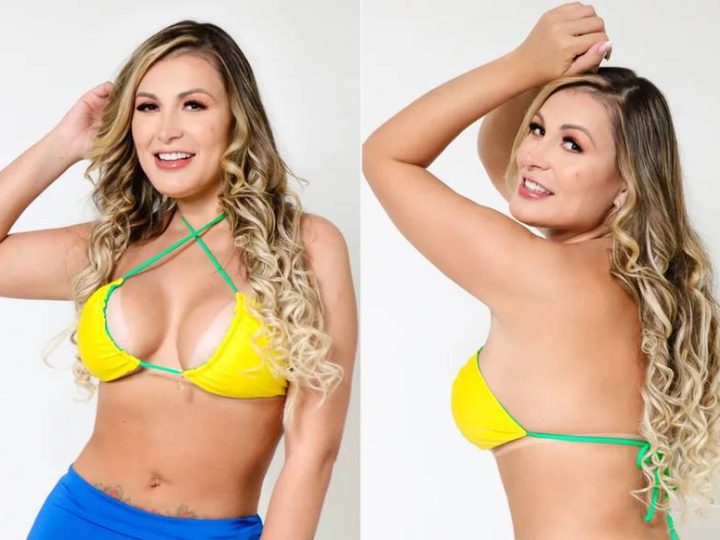 Andressa Urach volta para o Miss Bumbum: “Acharam que eu não ia rebolar a minha bunda?”