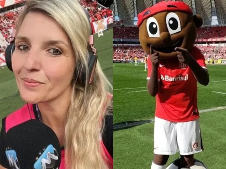 Jornalista acusa mascote do Inter de assédio e consegue medida protetiva