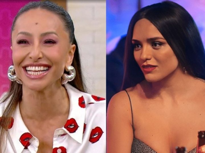 Sabrina Sato faz piada com o tamanho da cabeça de Rafa Kalimann