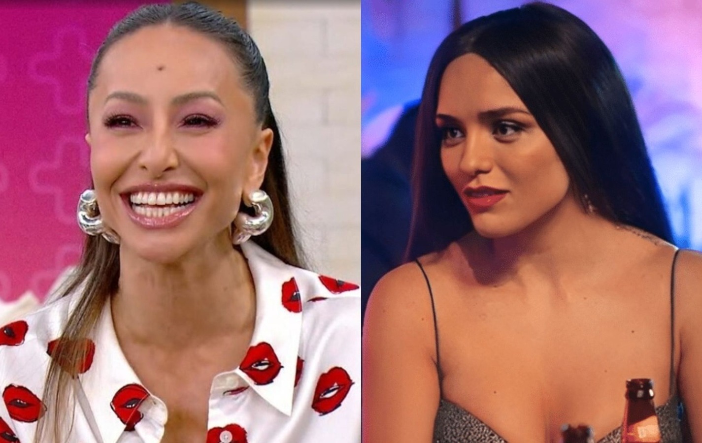 Sabrina Sato faz piada com o tamanho da cabeça de Rafa Kalimann