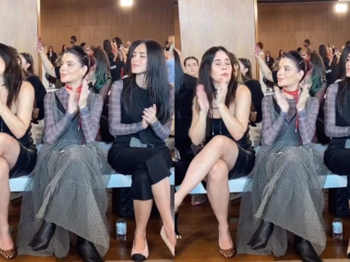 Alessandra Negrini vira meme após reação em desfile de moda