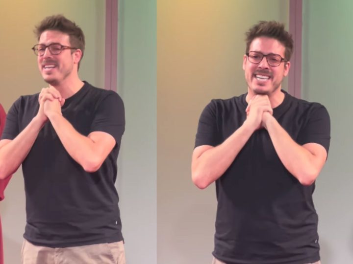 Fábio Porchat se emociona ao homenagear Paulo Gustavo: “Queria você aqui”