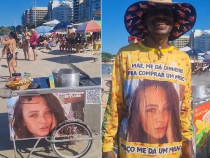 Vendedor surpreende ao vender “Milho da Larissa Manoela”