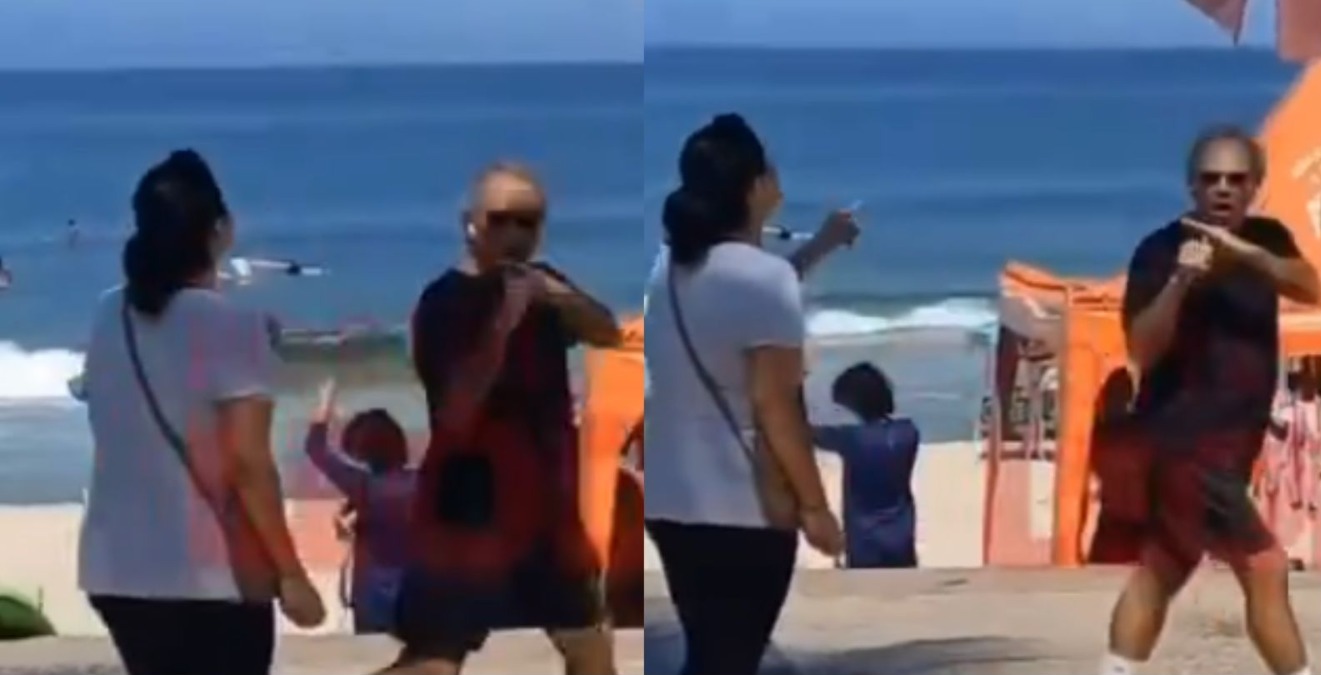 Paulo Guedes é flagrado em briga na rua