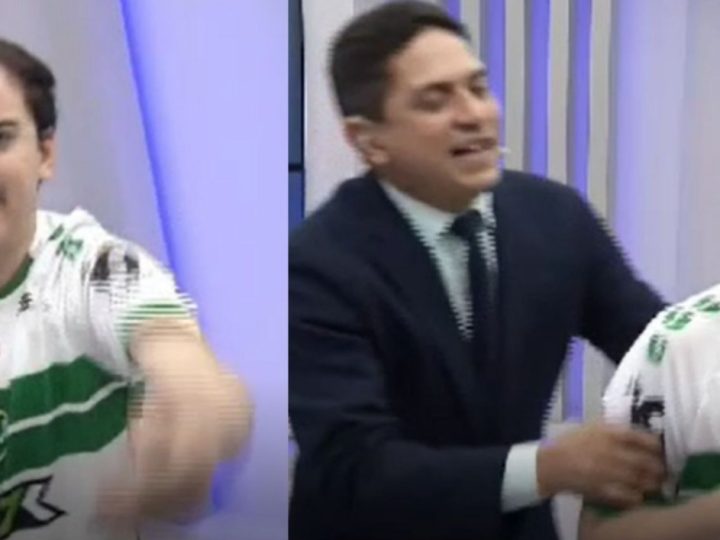 Dudu Camargo é expulso, aos empurrões, de programa ao vivo