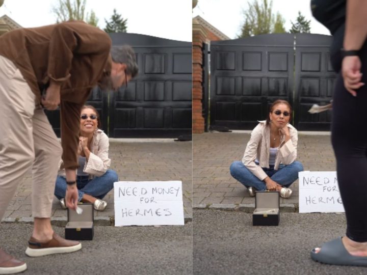 Influencer pede esmola para comprar bolsa e é criticada na web
