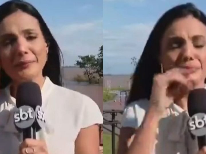 Márcia Dantas cai no choro, ao vivo, após ser acusada de espalhar fake news
