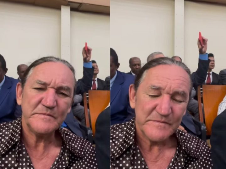 Marquito surge em culto e detalhe chama a atenção: “Não consigo olhar”