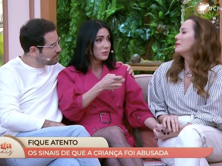 Michelle Barros se emociona ao revelar ter sido vítima de abuso sexual
