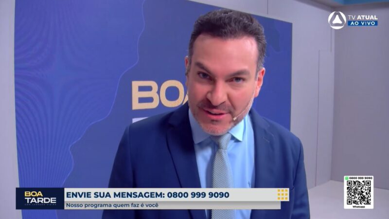 “Boa Tarde com Leandro Vieira” vence afiliada do SBT no Ibope