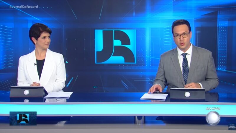 “Jornal da Record” alcança 9 pontos e registra o dobro de audiência do SBT