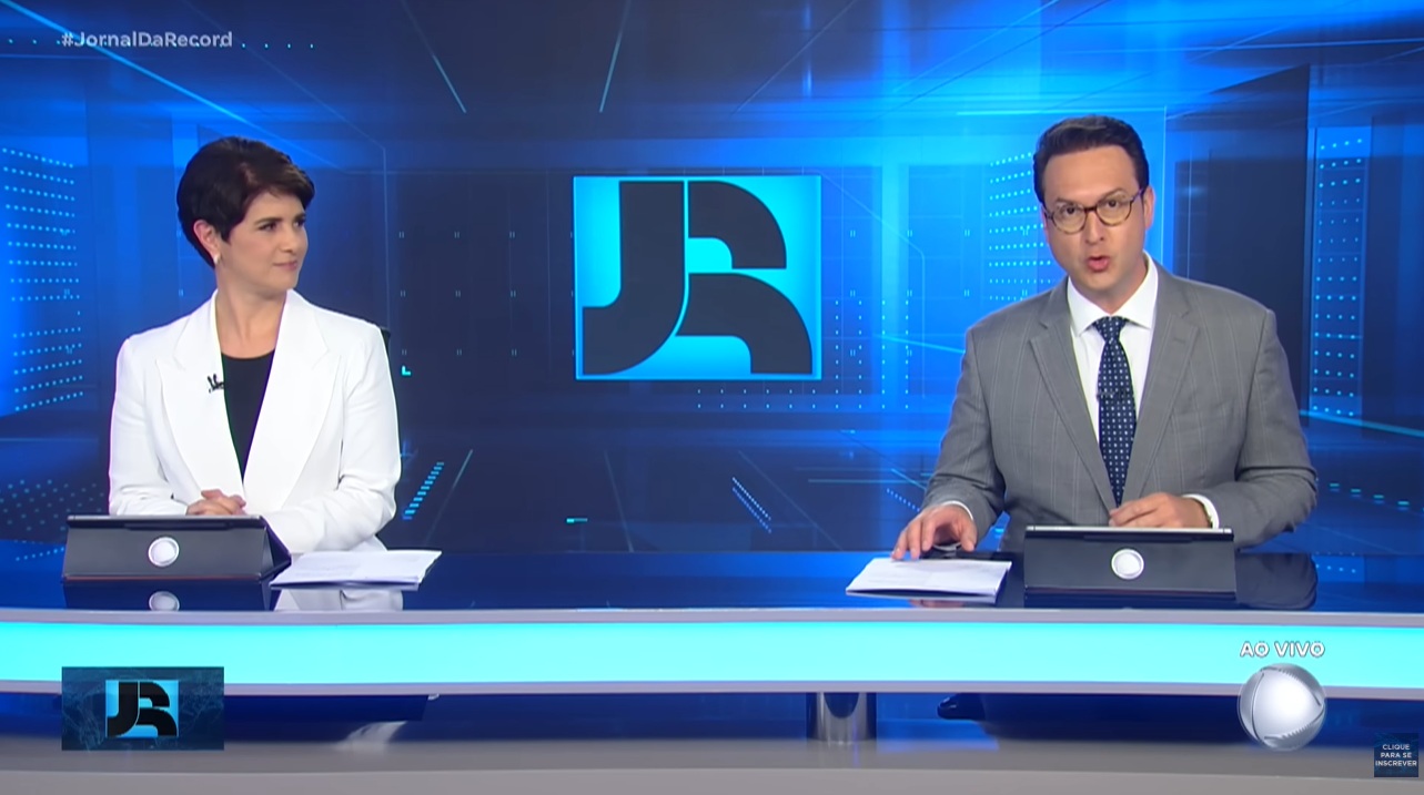 “Jornal da Record” alcança 9 pontos e registra o dobro de audiência do SBT