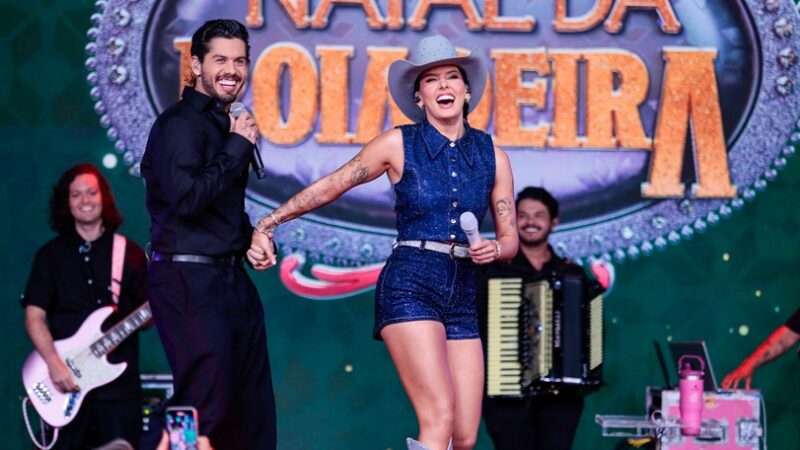 Ana Castela grava especial de Natal no SBT