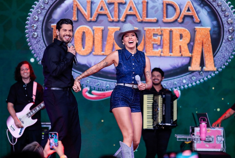 Ana Castela grava especial de Natal no SBT