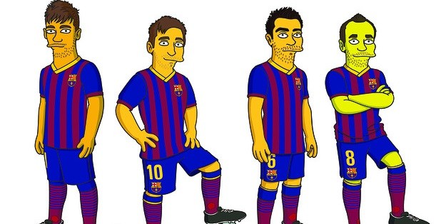 Os Simpsons: Neymar e Messi se transformam em personagens da série
