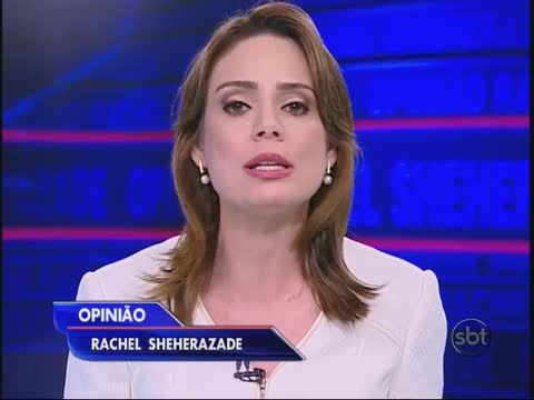PCdoB pede suspensão de verba publicitária para o SBT por causa de Rachel Sheherazade