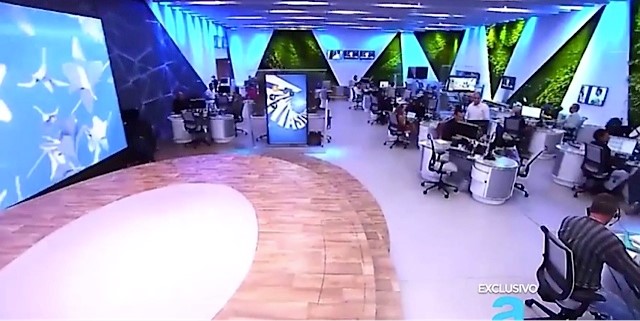 Novo cenário do "Fantástico"